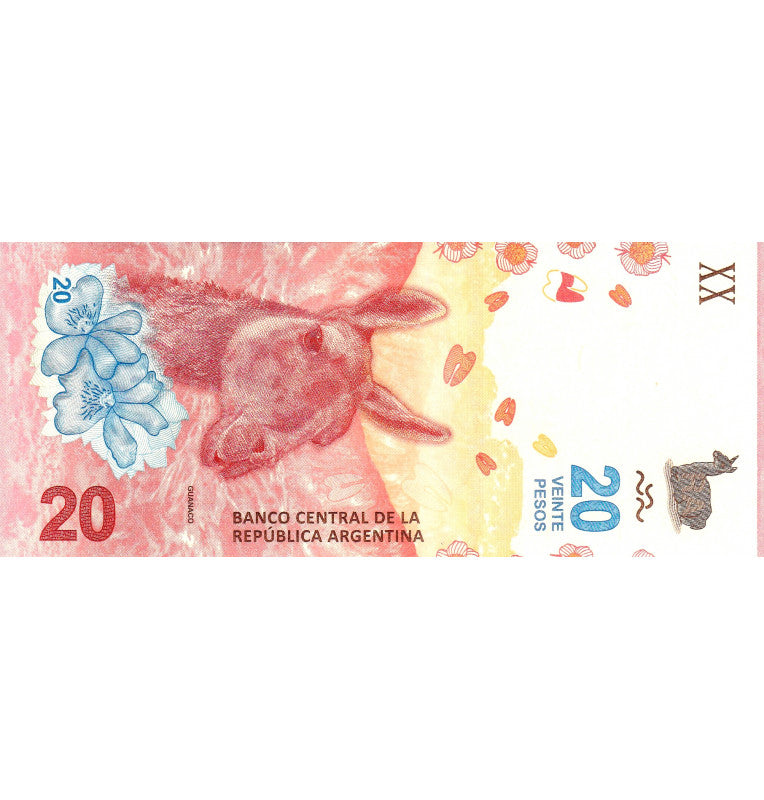 Argentina 20 Pesos 2017 ND Pick 361a